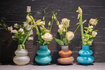 Skrzyszow Glass Vase Small Smoke, 4 of 5