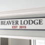 Personalised Street Sign In A Vintage Railway Design, thumbnail 4 of 5