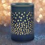 Ceramic Blue Halo Electric Oil Wax Melts Burner, thumbnail 1 of 6