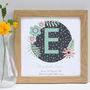 Personalised Christening Patterns Framed Print, thumbnail 5 of 8