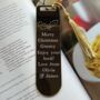 Personalised Christmas Bookmark, thumbnail 1 of 5