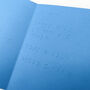 Personalised Braille Thank You Card, thumbnail 4 of 5