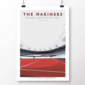 Grimsby Town The Mariners London Stadium 2022 Poster, 2 of 8