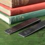 Personalised 11th Anniversary Gift, Raw Steel Scroll Bookmark, thumbnail 6 of 7