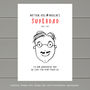 Personalised 'Super Dad' Father's Day Print, thumbnail 8 of 8