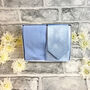 Cloudy Blue Paisley Wedding Tie Set, thumbnail 4 of 6