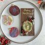 Chocolate Reindeer, Christmas Wreath Personalised Gift, thumbnail 2 of 9