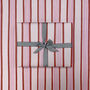 Red And Pink Striped Wrapping Paper, thumbnail 1 of 9