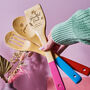Coloured Personalised Wooden Spoon Set, thumbnail 1 of 3
