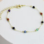 Colourful Beaded Tiny Bracelet, thumbnail 1 of 3