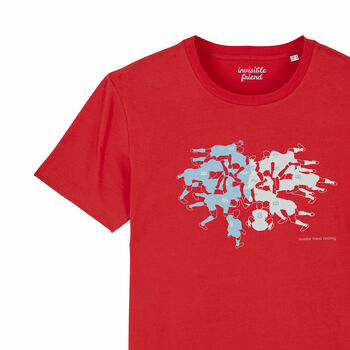 Rugby Scrum Organic Cotton T Shirt, 3 of 6