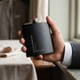 Personalised Matte Black 6oz Hip Flask Wedding, Groomsmen And Milestone Birthday Gift, thumbnail 2 of 12