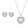 Opal Heart Necklace Gift Set, thumbnail 9 of 9