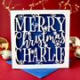 Snowflakes Personalised Christmas Card, thumbnail 2 of 6