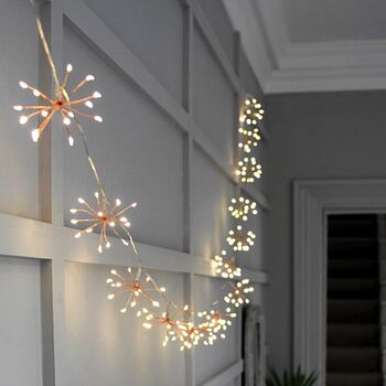 Starburst Battery Or Mains Indoor/Outdoor Chain Lights, 2 of 9