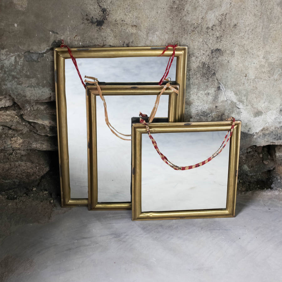 antique hanging mirror by nkuku