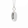 Petite Sterling Silver Oval Locket Necklace, thumbnail 12 of 12