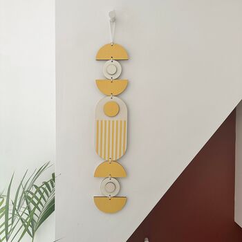 Medium Pastel Tones Wall Hangings Wooden Wall Art Decor, 6 of 6