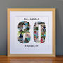 Personalised 80th Birthday Photo Collage, thumbnail 1 of 9
