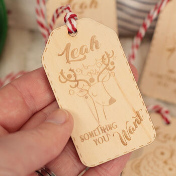 Set Of Five Christmas 'Something You' Gift Ideas Tags, 2 of 7