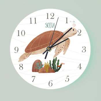 Sea Turtle Bedroom Clock, 2 of 5