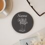 Personalised Gardening Gift Engraved Slate Coaster For Him Or Her, thumbnail 2 of 3