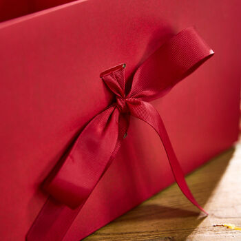 Personalised Luxury Extra Deep A4 Red Gift Box, 4 of 7