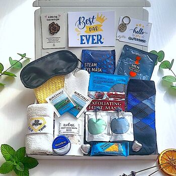 Father’s Day Gift Box Best Dad Ever Self Care Hamper, 6 of 12