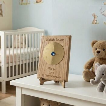 Personalised Birth Commemorative Plaque, Ornament, 6 of 10