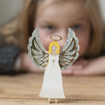 Make Your Own Angel Peg Doll Kit, 2 of 4