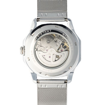 Thomas And George Automatic Skeleton Watch Berlin Silver Edition, 3 of 8