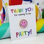 Smiley Face Pin Badge Party Favour, thumbnail 3 of 4
