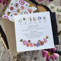 Pressed Flowers Square Folded Invitation, thumbnail 6 of 7