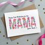 Floral 'First Birthday As Mum' Personalised Card, thumbnail 1 of 4