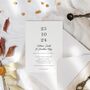 10 Modern Love Wedding Invitations, thumbnail 3 of 3