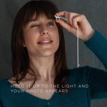 Personalised Dog Hidden Photo Necklace In Sterling Silver, 3 of 10