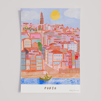 Douro River, Porto, Portugal Travel Print, 2 of 6