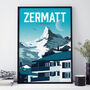 Zermatt Art Print, thumbnail 2 of 4