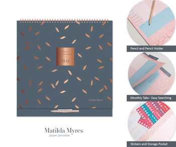 2026 Family Calendar Matilda Myres Five Person, 5 of 12