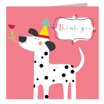 Dalmatian Thank You Card, 2 of 5
