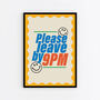 Personalised 'Please Leave By 9pm' Quote Print, thumbnail 5 of 8