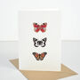 Butterfly Trio Notecard, thumbnail 1 of 3