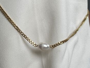 'Lakambini' Beauty Queen Biwa Pearl Necklace, 3 of 12