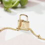Personalised Padlock Necklace In Silver Or Gold Vermeil, thumbnail 5 of 8