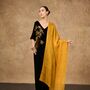 100% Mulberry Silk Scarf Gold In Gift Box, thumbnail 7 of 7