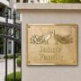 Luxury Peacock Design Door Plaque With Custom Text Personalisation, thumbnail 4 of 8