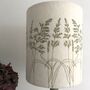 Grasses Embroidered Lampshade, thumbnail 3 of 5