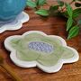 Flower Shaped Ceramic Coaster, thumbnail 2 of 9