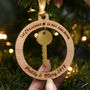 1st Christmas In New Home Personalised Christmas Bauble, thumbnail 1 of 6