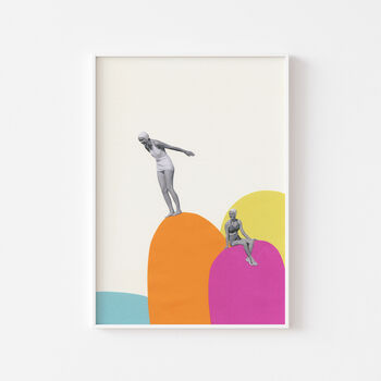 Cliff Diving Art Print, 7 of 8